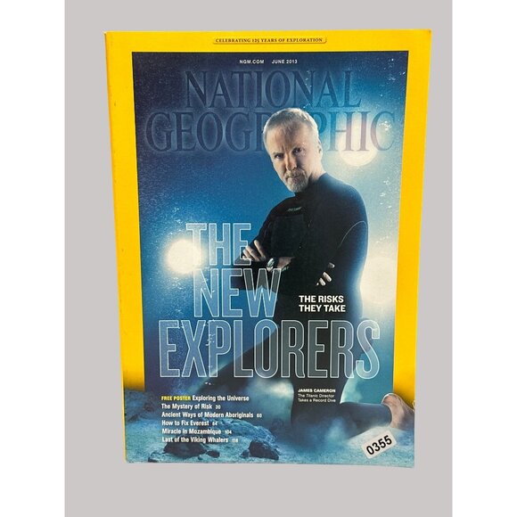 National Geographic June 2013  New Explorers  James Cameron The Risks They Take - Picture 1 of 4